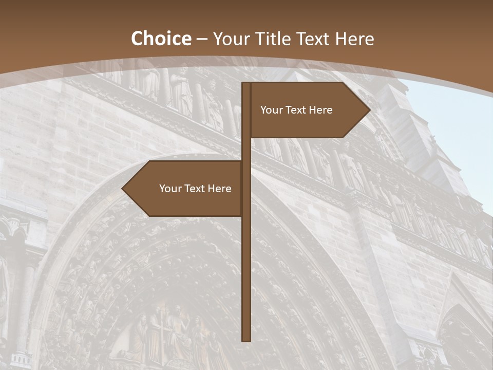 Travel Bell Tower Paris PowerPoint Template