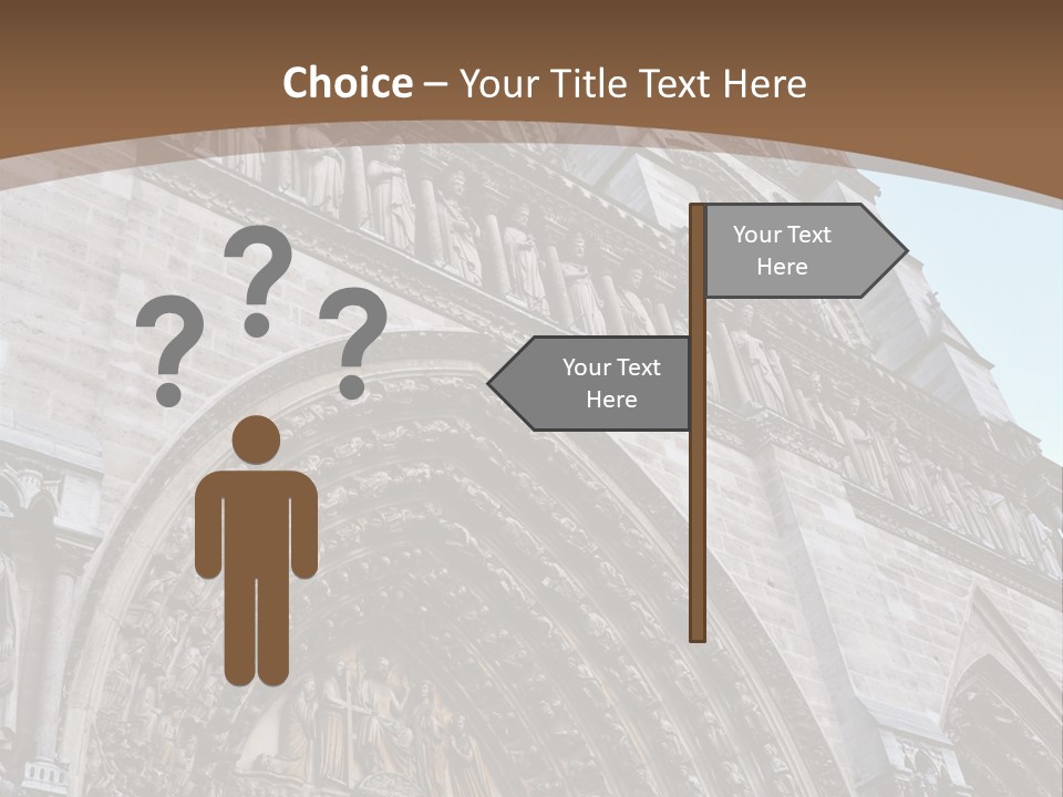 Travel Bell Tower Paris PowerPoint Template