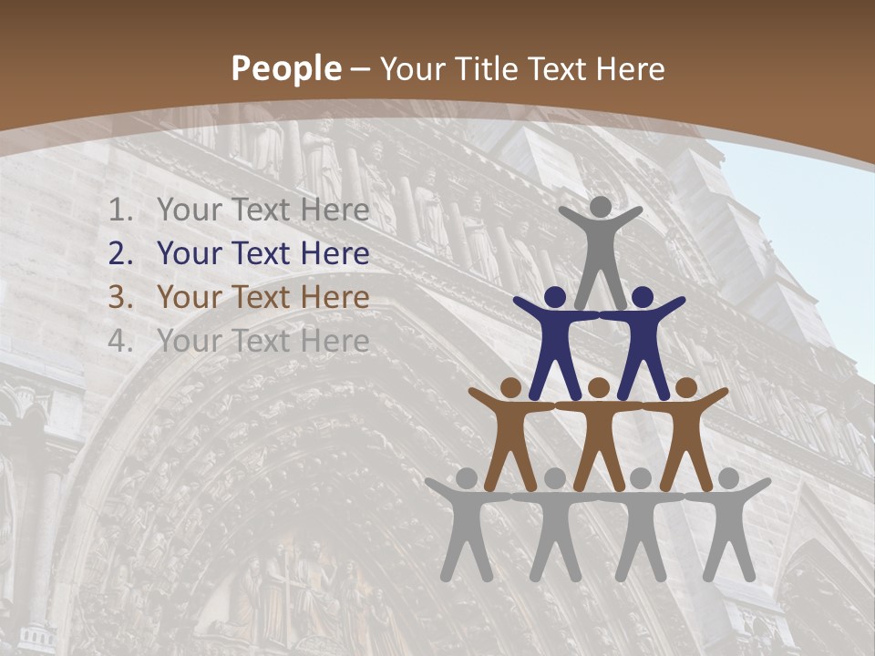 Travel Bell Tower Paris PowerPoint Template