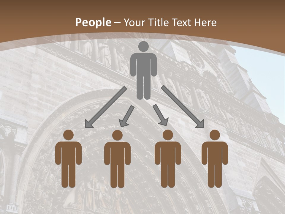 Travel Bell Tower Paris PowerPoint Template