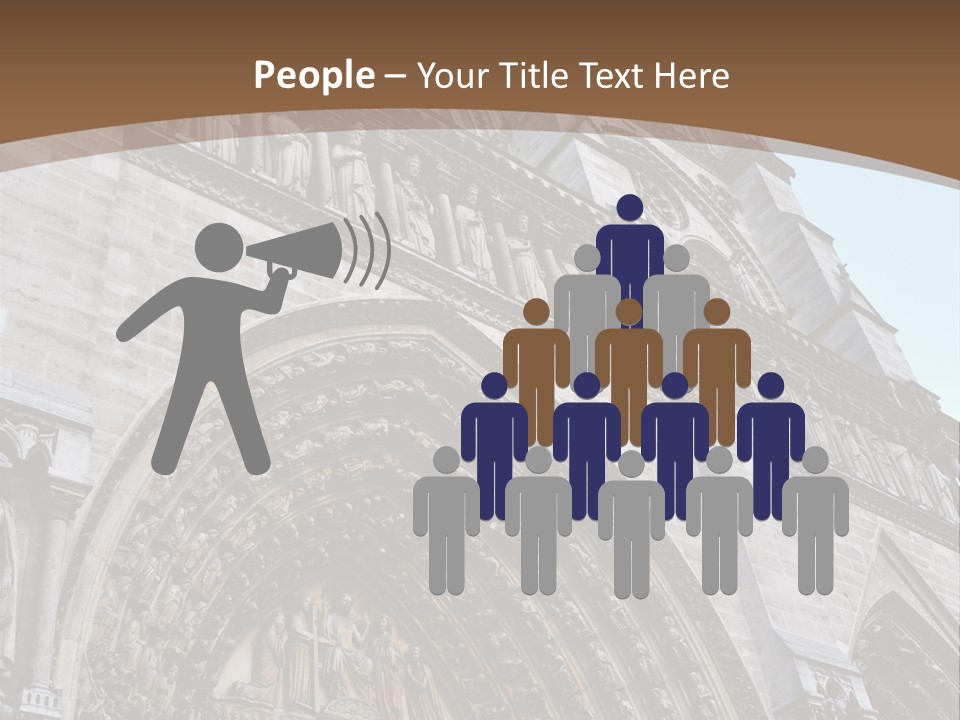 Travel Bell Tower Paris PowerPoint Template