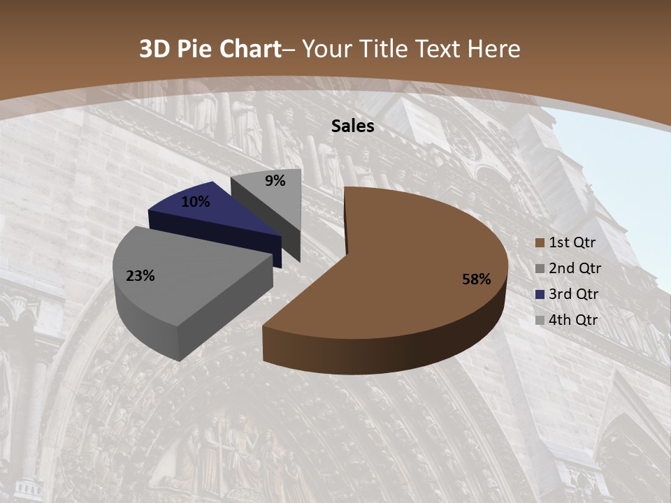 Travel Bell Tower Paris PowerPoint Template