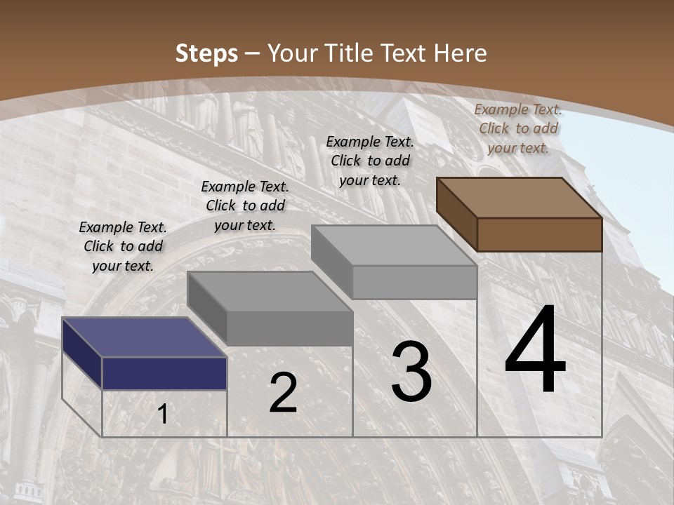 Travel Bell Tower Paris PowerPoint Template