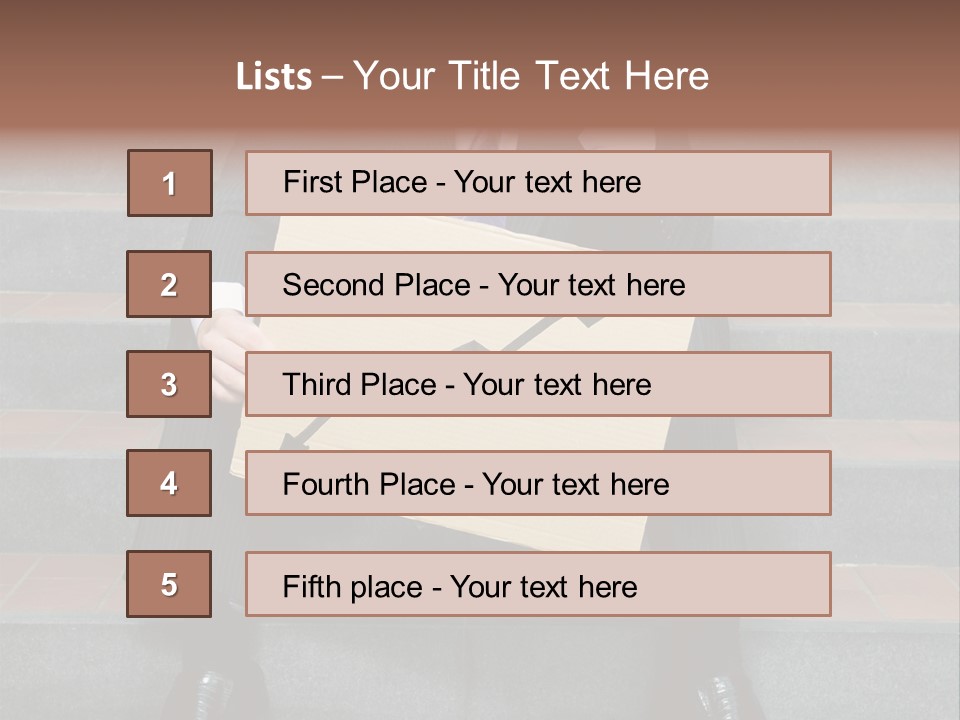 Professional Loss Male PowerPoint Template