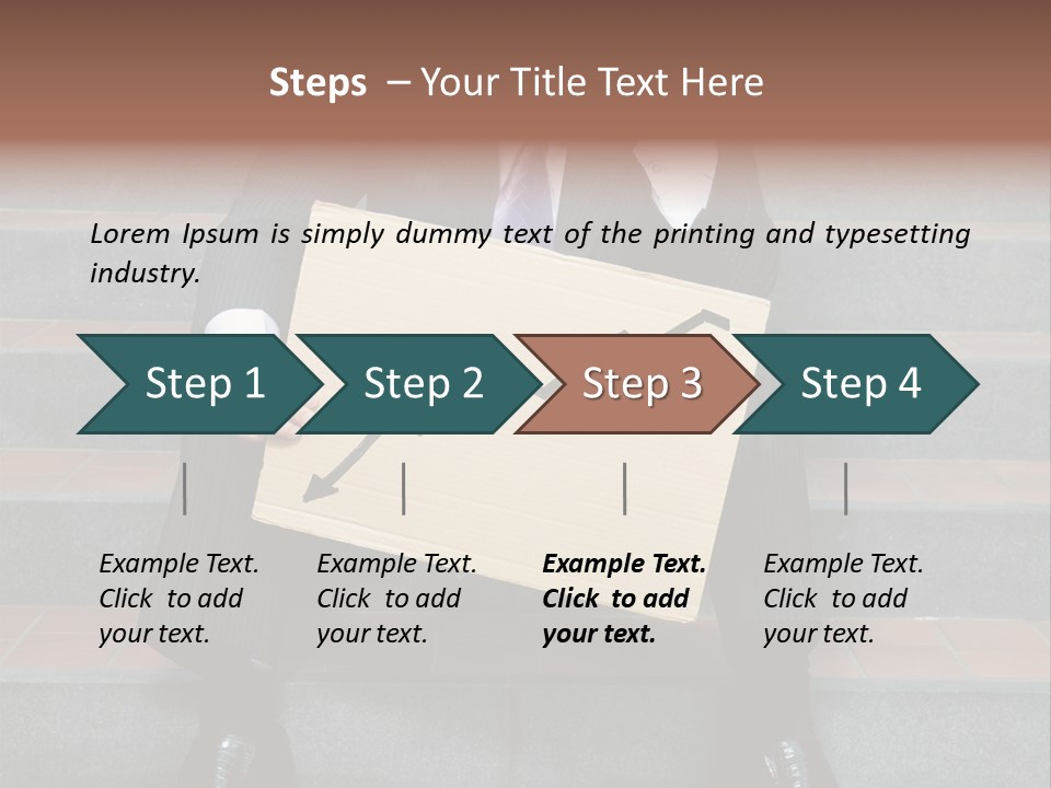 Professional Loss Male PowerPoint Template