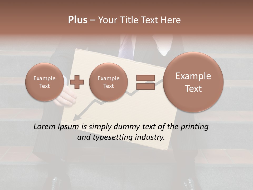 Professional Loss Male PowerPoint Template