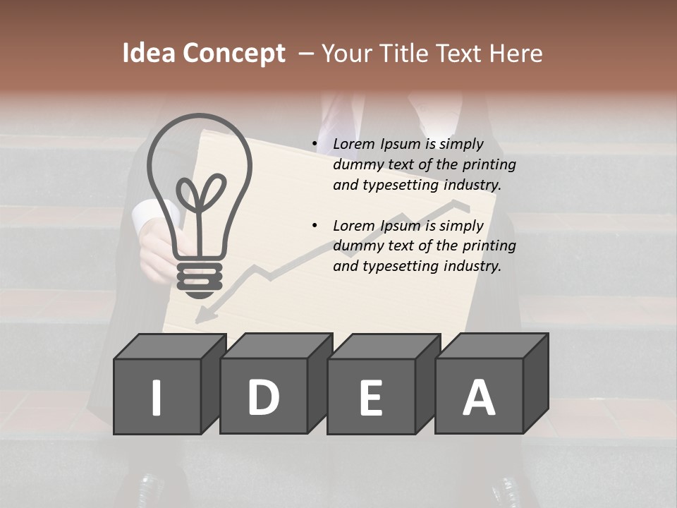 Professional Loss Male PowerPoint Template
