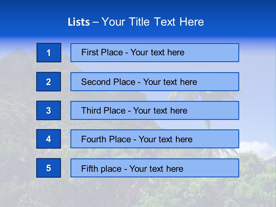 Natural Park Rampart PowerPoint Template