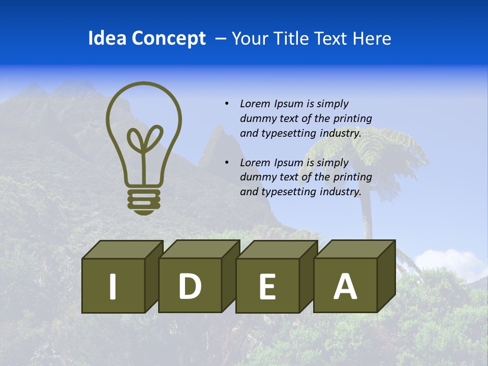 Natural Park Rampart PowerPoint Template