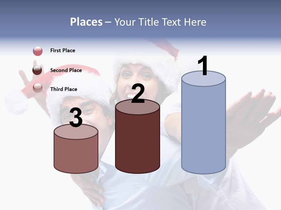 Girl Valentine White PowerPoint Template