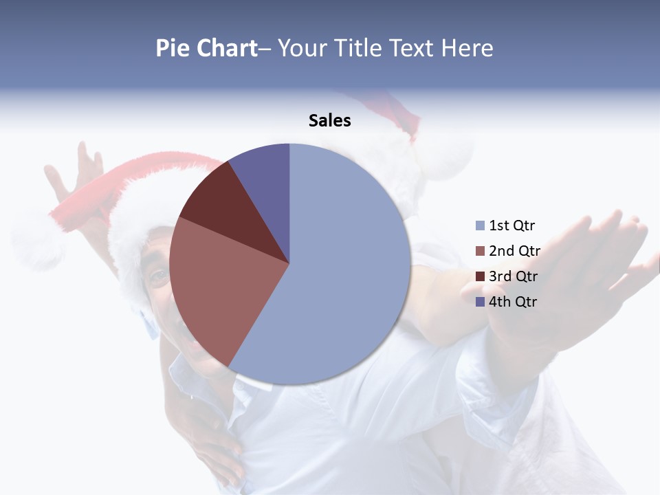 Girl Valentine White PowerPoint Template