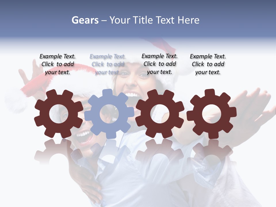 Girl Valentine White PowerPoint Template