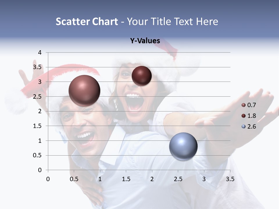 Girl Valentine White PowerPoint Template