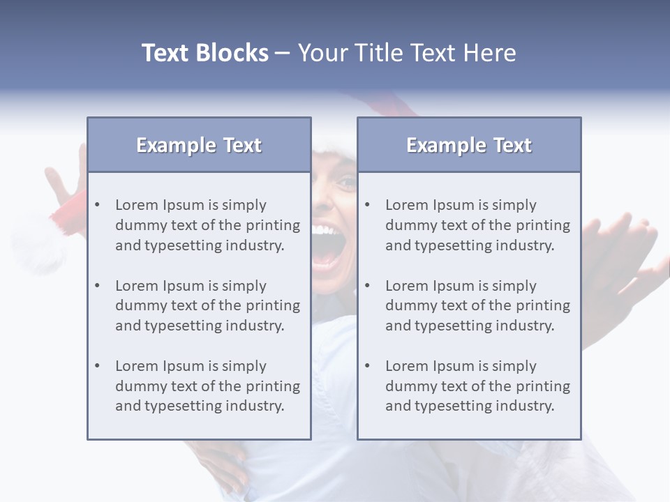 Girl Valentine White PowerPoint Template