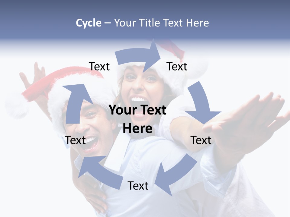 Girl Valentine White PowerPoint Template