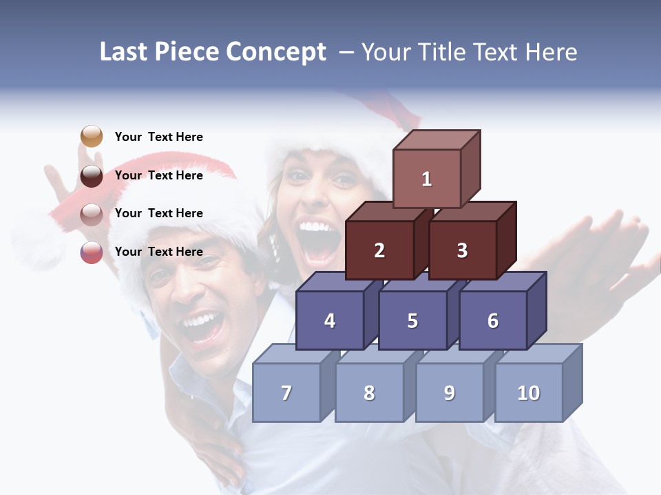 Girl Valentine White PowerPoint Template