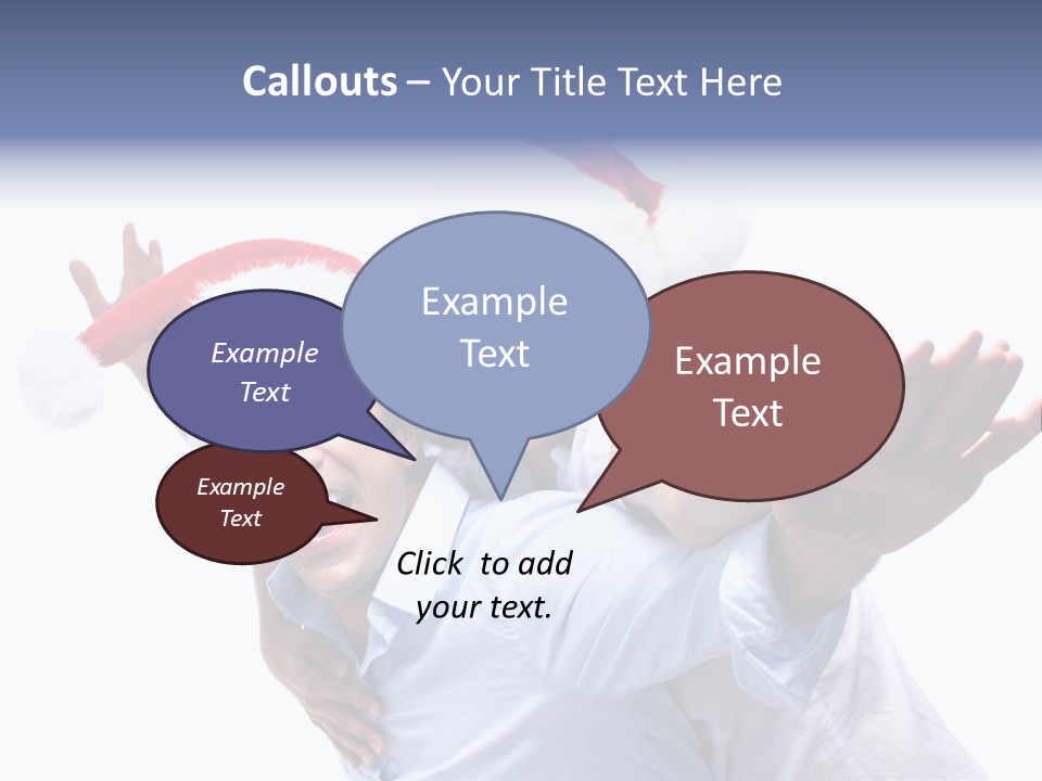 Girl Valentine White PowerPoint Template