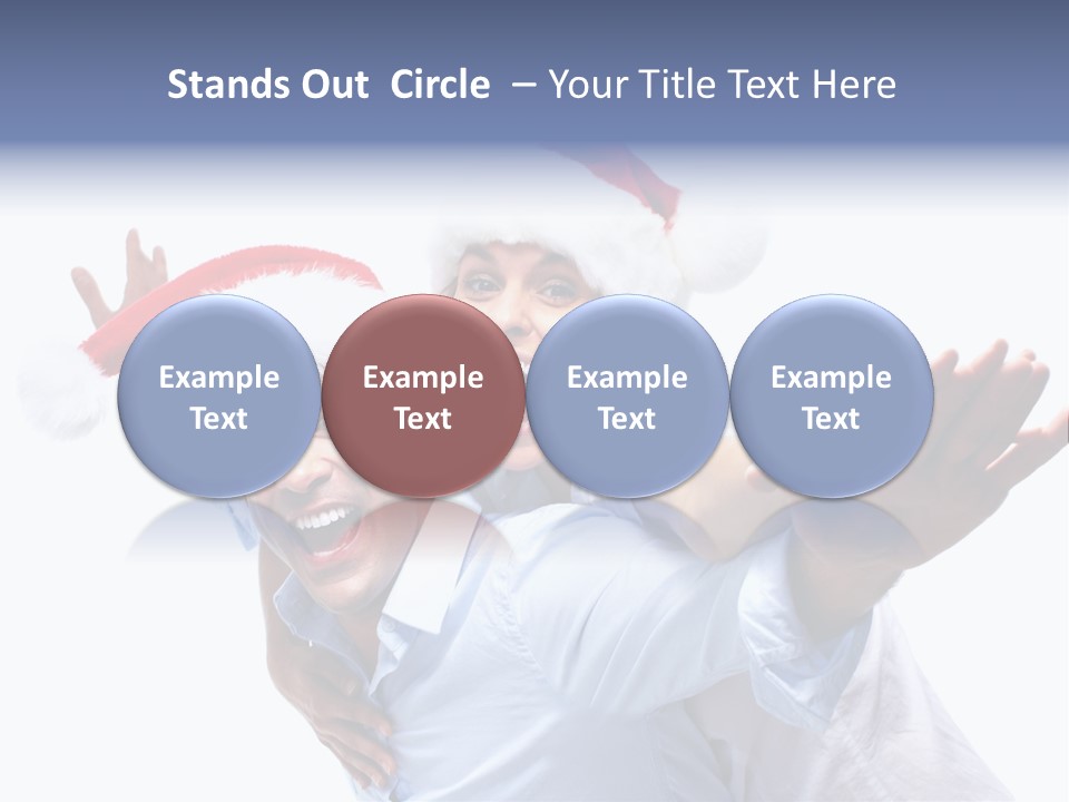 Girl Valentine White PowerPoint Template