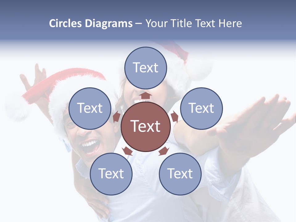 Girl Valentine White PowerPoint Template