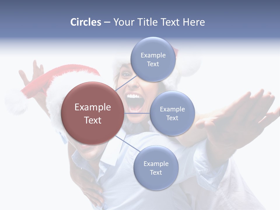 Girl Valentine White PowerPoint Template