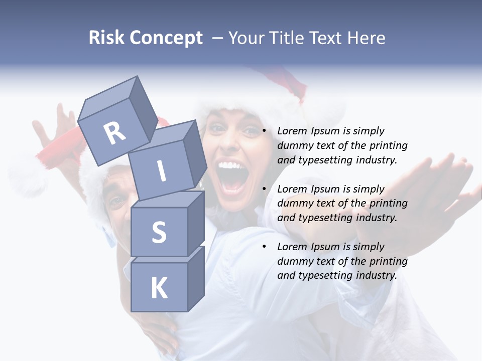 Girl Valentine White PowerPoint Template