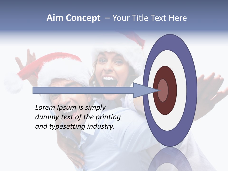 Girl Valentine White PowerPoint Template