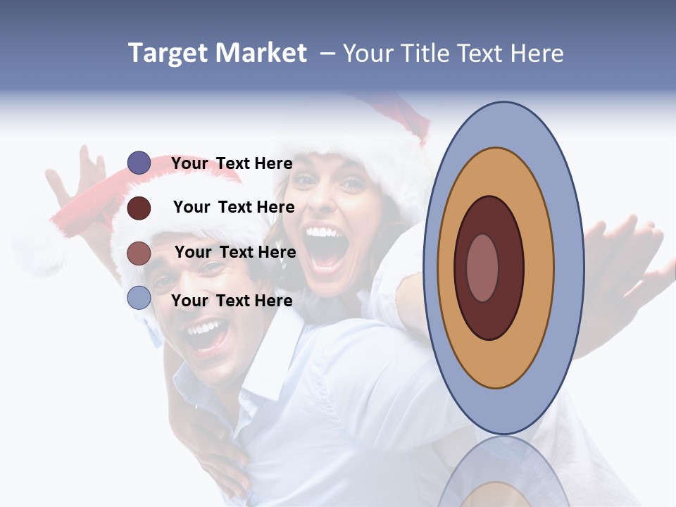 Girl Valentine White PowerPoint Template