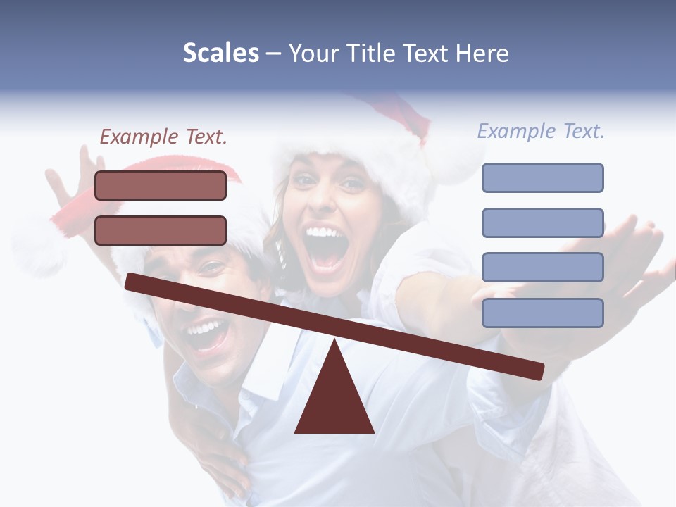 Girl Valentine White PowerPoint Template