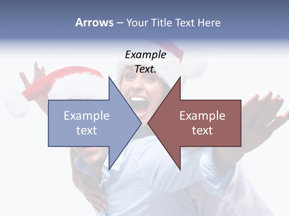 Girl Valentine White PowerPoint Template