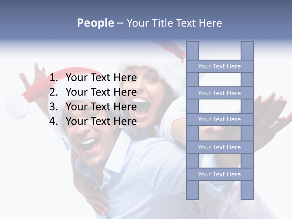 Girl Valentine White PowerPoint Template