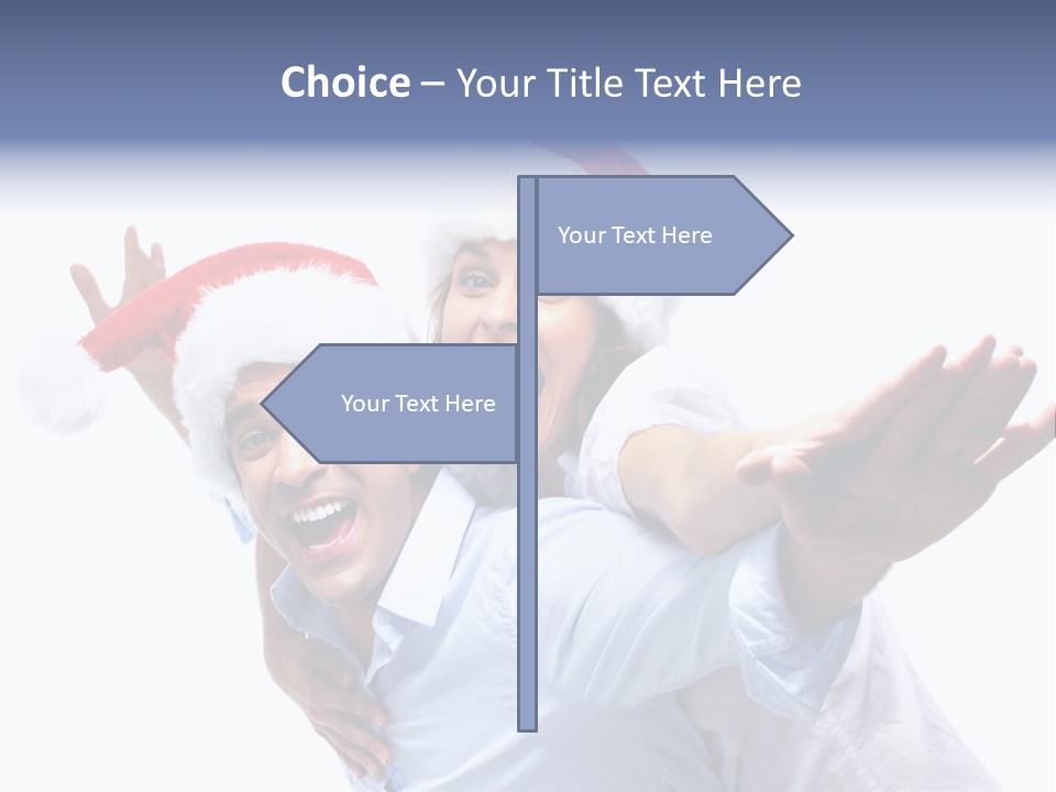 Girl Valentine White PowerPoint Template