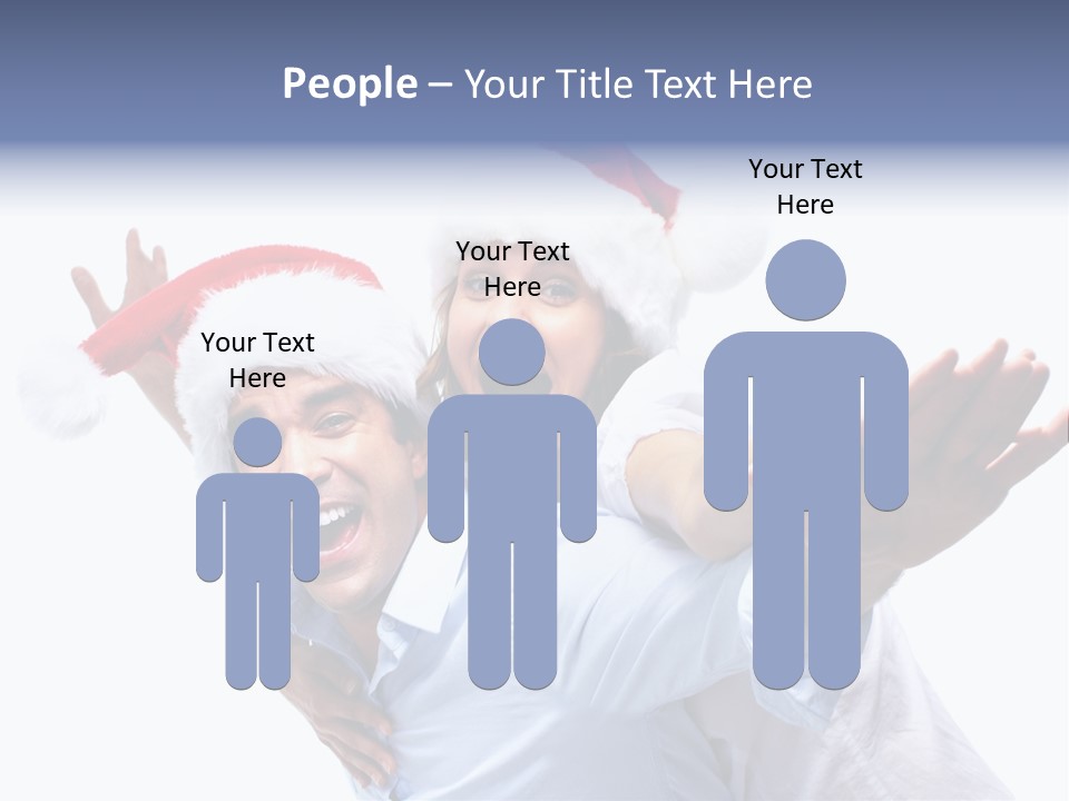 Girl Valentine White PowerPoint Template