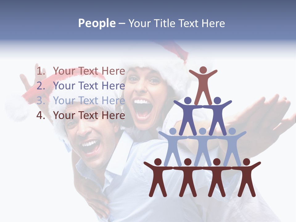 Girl Valentine White PowerPoint Template