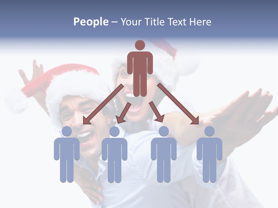 Girl Valentine White PowerPoint Template