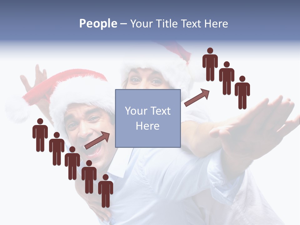 Girl Valentine White PowerPoint Template