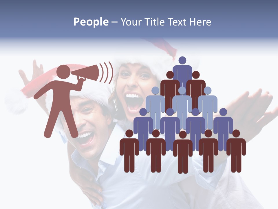 Girl Valentine White PowerPoint Template