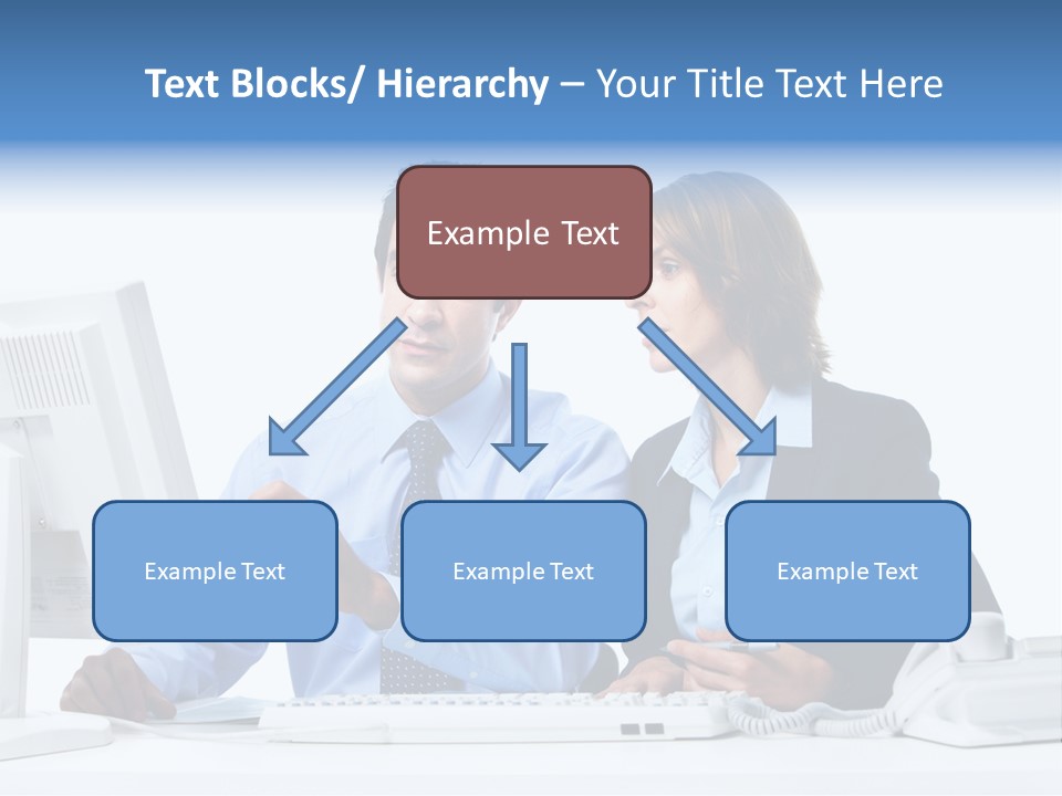 Meeting Internet Businesswoman PowerPoint Template