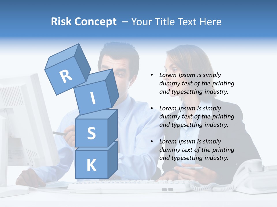 Meeting Internet Businesswoman PowerPoint Template