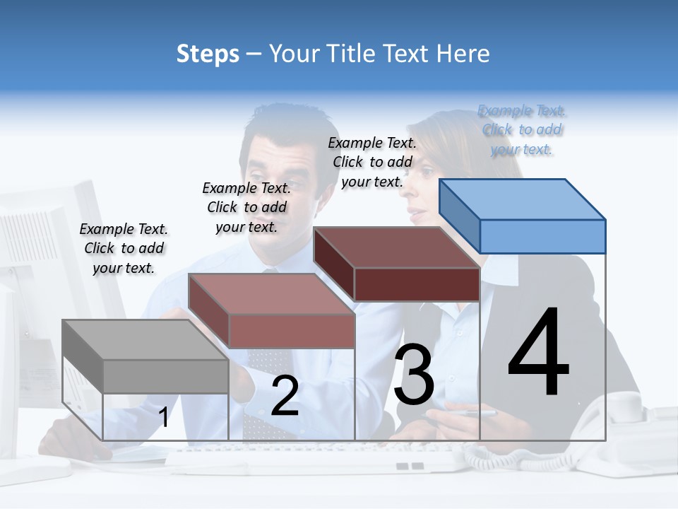 Meeting Internet Businesswoman PowerPoint Template