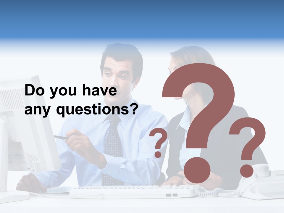 Meeting Internet Businesswoman PowerPoint Template