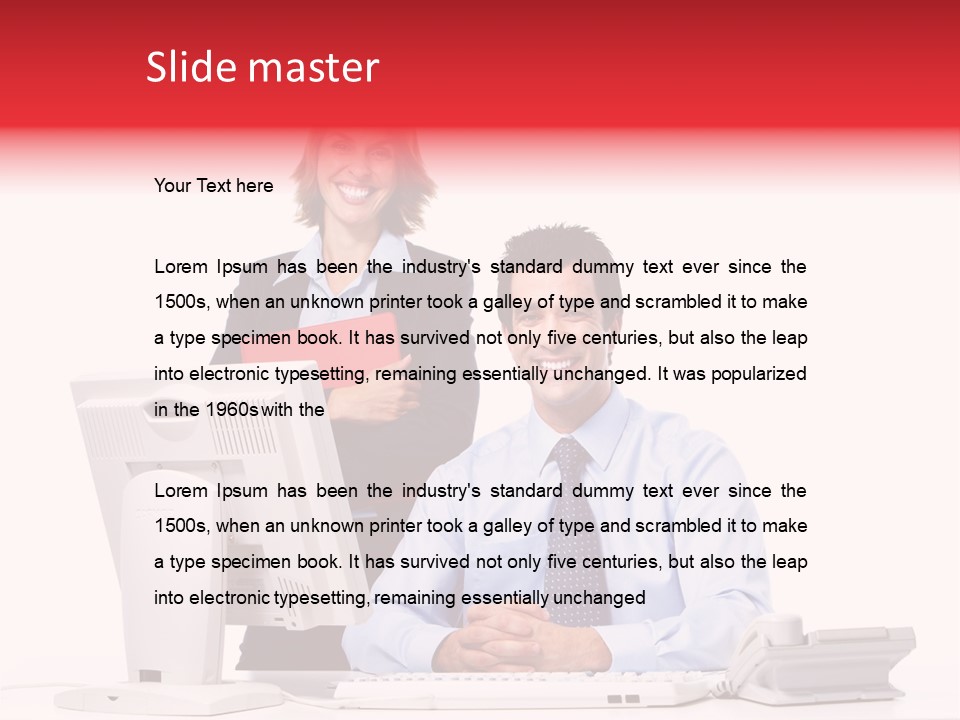 Background Large Occupation PowerPoint Template