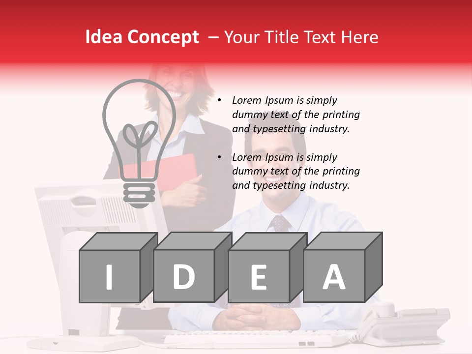 Background Large Occupation PowerPoint Template