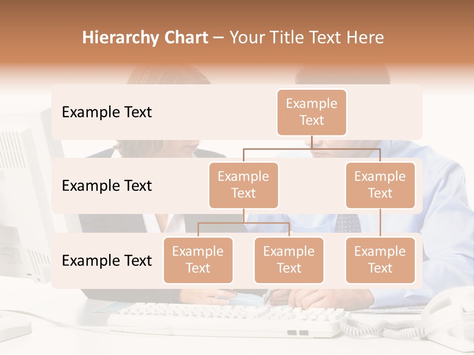 Businessman Teamwork Occupation PowerPoint Template