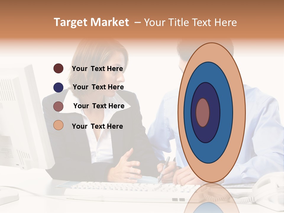 Businessman Teamwork Occupation PowerPoint Template