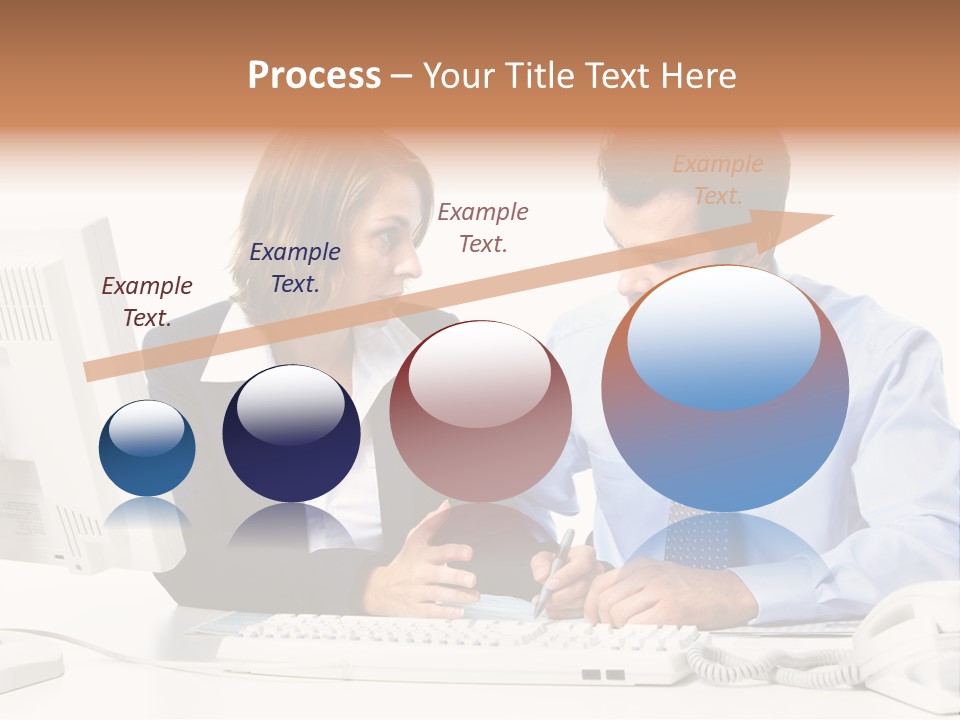 Businessman Teamwork Occupation PowerPoint Template