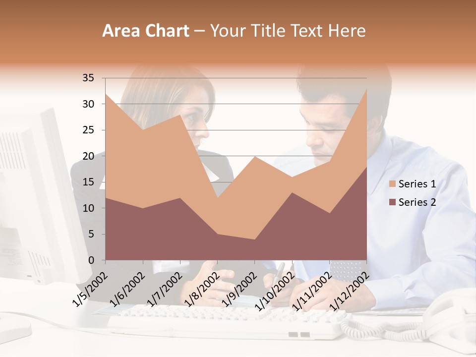 Businessman Teamwork Occupation PowerPoint Template