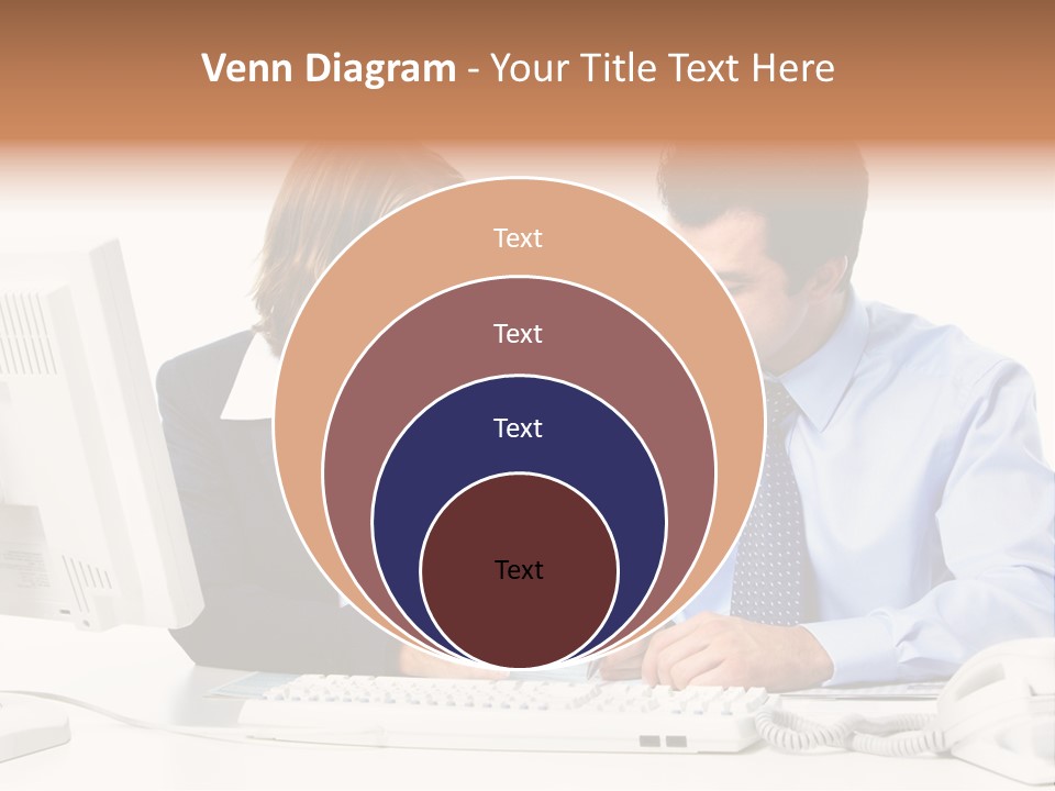 Businessman Teamwork Occupation PowerPoint Template