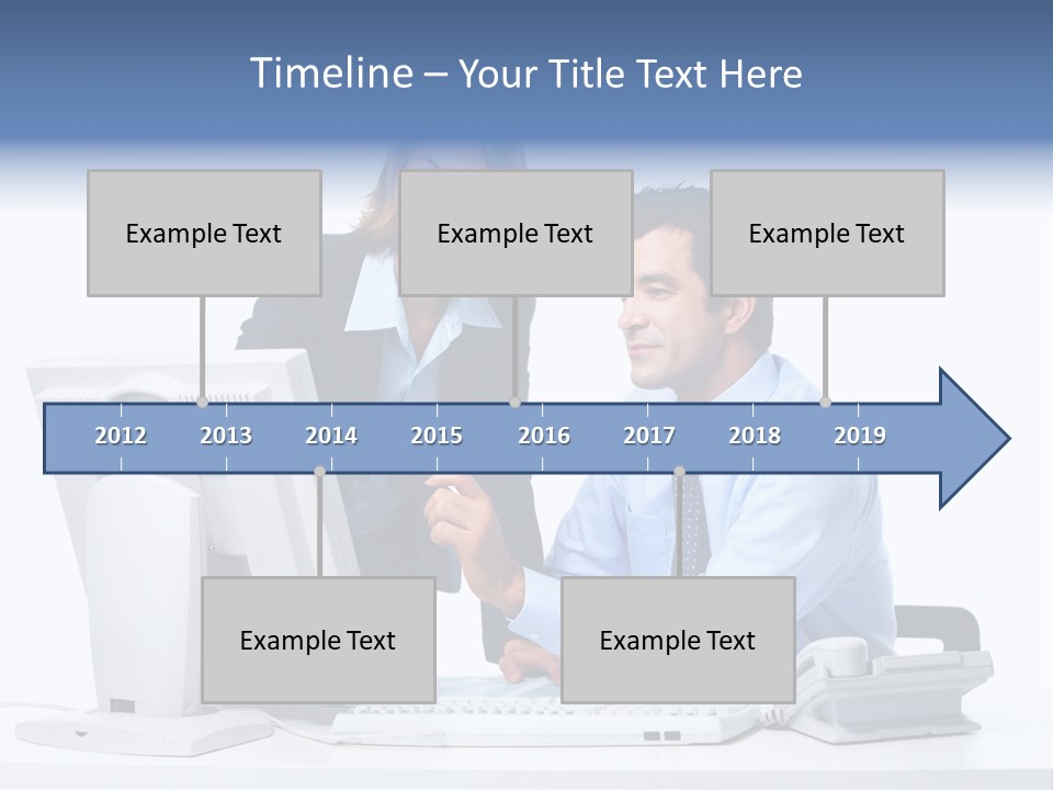 White Girl Cap PowerPoint Template