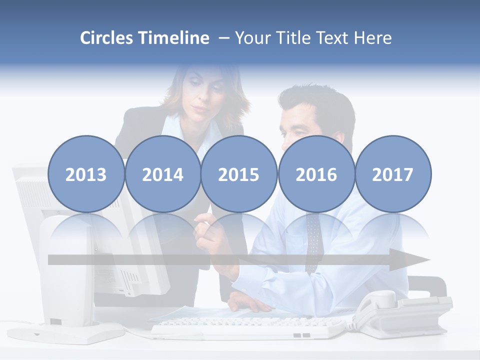 White Girl Cap PowerPoint Template