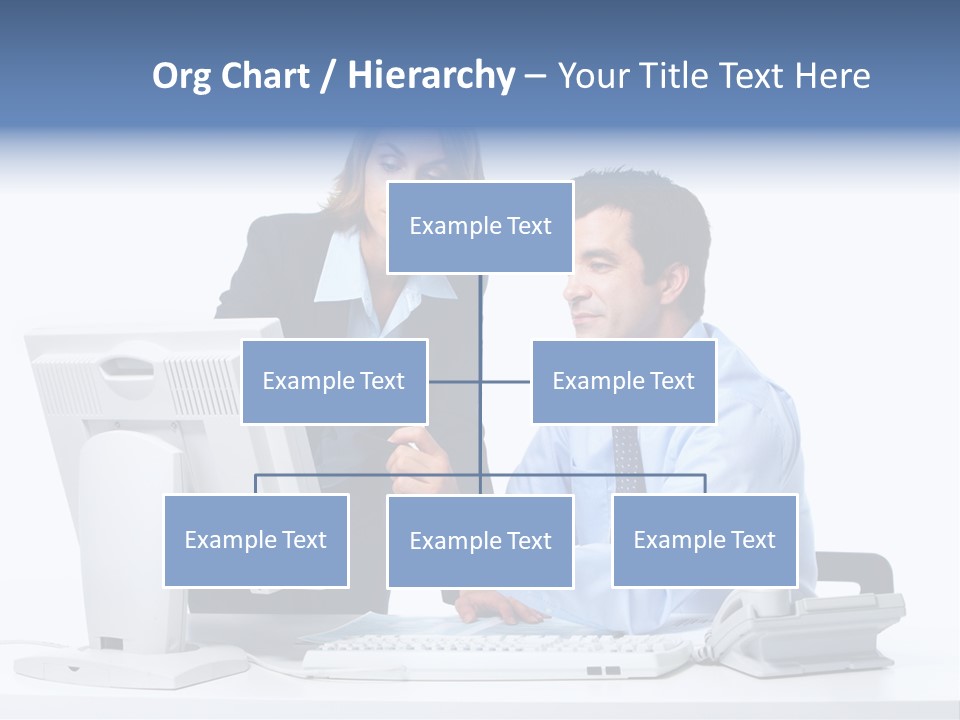 White Girl Cap PowerPoint Template